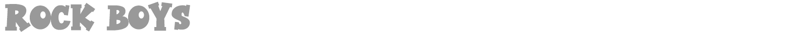 Rock Boy font preview